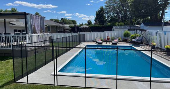 Removable pool fence